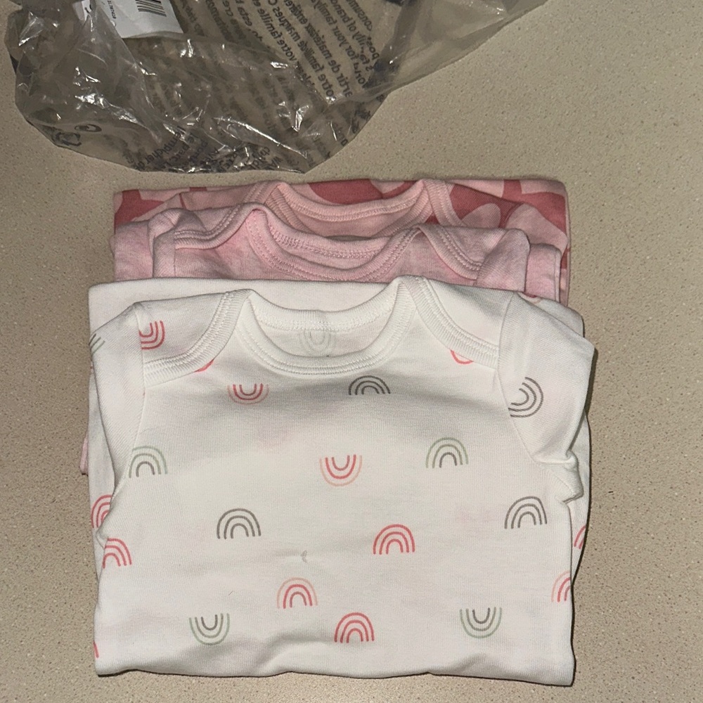 CARTERS Set of Three Baby Sleeper Gowns